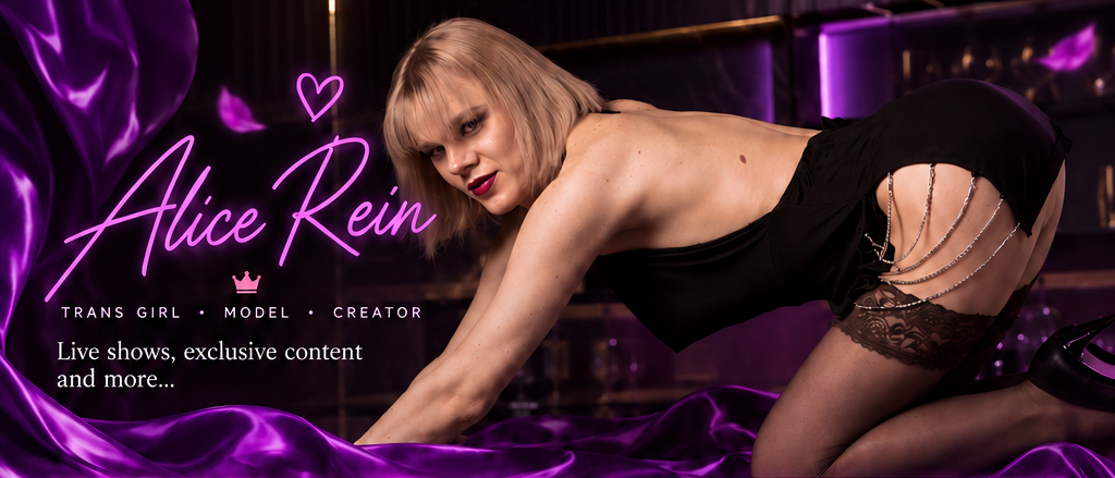 Alice Rein — trans girl, model, creator. Live shows, exclusive content and more